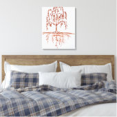 Willow mit Herz und Soul Leinwanddruck (Insitu (Schlafzimmer))
