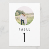 WILLOW Moderne Minimalistische Tischnummer des run (Rückseite)