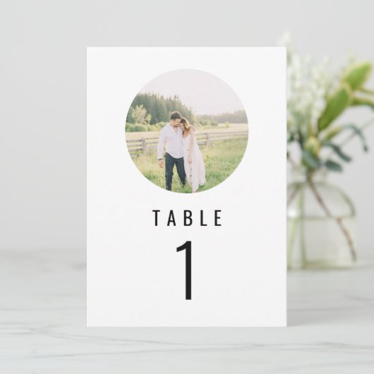 WILLOW Moderne Minimalistische Tischnummer des run (Stehend Vorderseite)