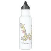 Willow name bedeutet dekorierte W Drink Flasche Edelstahlflasche (Links)