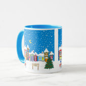 Willow Nook zu Weihnachten Tasse (Vorderseite Links)
