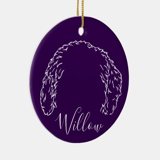 Willow Ornament (Paw Prints) (Rechts)