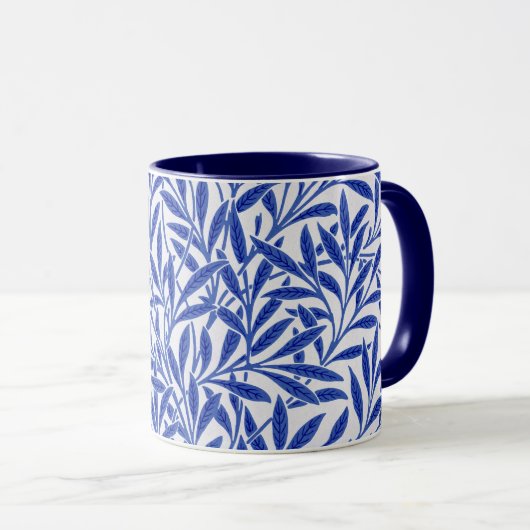 Willow Pattern, William Morris Coffee Tasse (VorderseiteRechts)