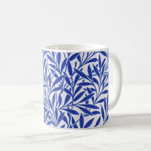 Willow Pattern, William Morris Coffee Tasse (VorderseiteRechts)