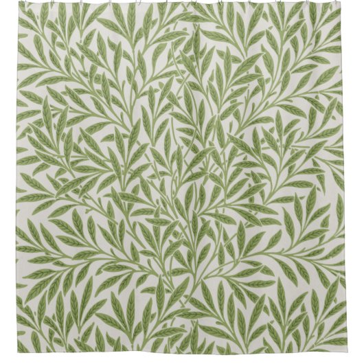 Willow Pattern, William Morris Duschvorhang (Vorderseite)