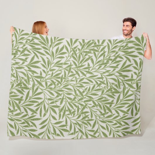 Willow Pattern, William Morris Fleecedecke (Beispiel)