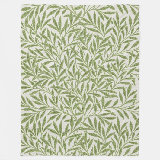 Willow Pattern, William Morris Fleecedecke (Vorderseite)