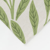 Willow Pattern, William Morris Fleecedecke (Ecke)