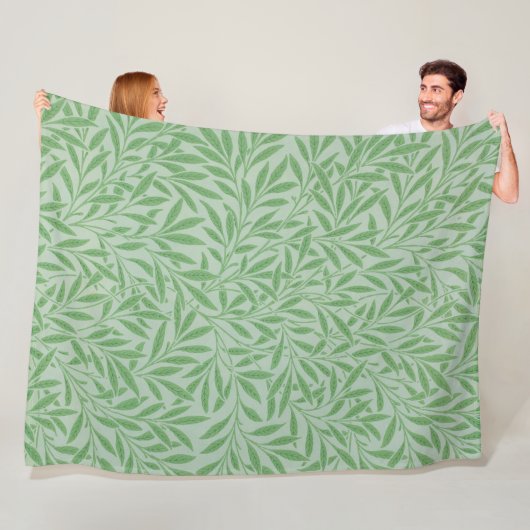 Willow Pattern, William Morris Fleecedecke (Beispiel)