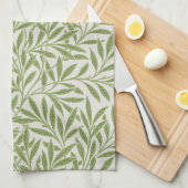 Willow Pattern, William Morris Geschirrtuch (Viertel Falte)