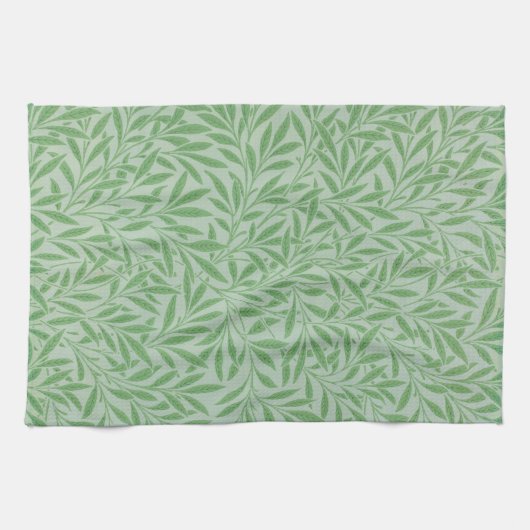 Willow Pattern, William Morris Geschirrtuch (Horizontal)