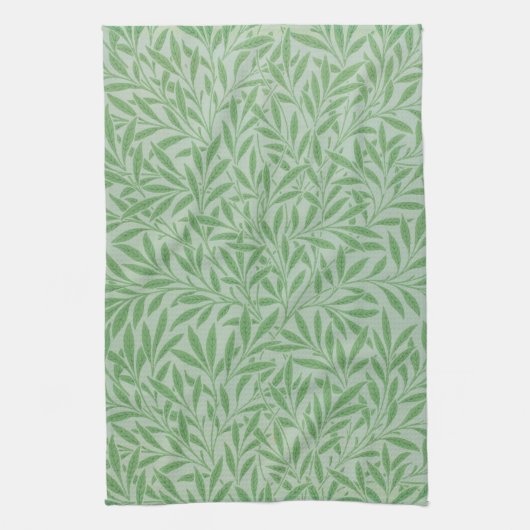 Willow Pattern, William Morris Geschirrtuch (Vertikal)