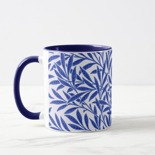 Willow Pattern, William Morris Kaffeetasse (Links)