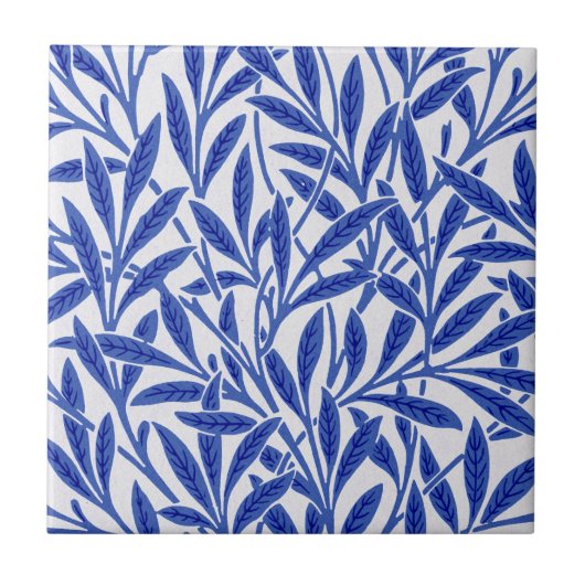 Willow Pattern, William Morris Keramik Tile Fliese (Vorderseite)