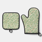 Willow Pattern, William Morris Ofenhandschuh & Topflappen-Set (Vorderseite)
