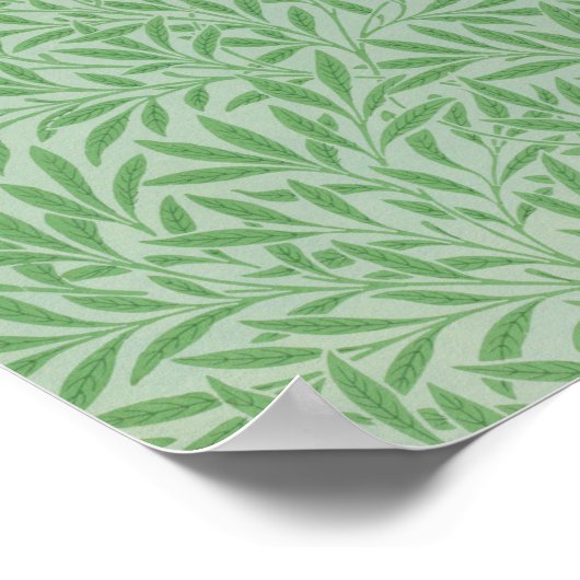 Willow Pattern, William Morris Poster (Ecke)