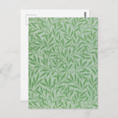 Willow Pattern, William Morris Postkarte (Vorne/Hinten)