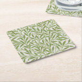 Willow Pattern, William Morris Rechteckiger Pappuntersetzer (angewinkelt)