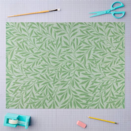 Willow Pattern, William Morris Seidenpapier (Basteln)