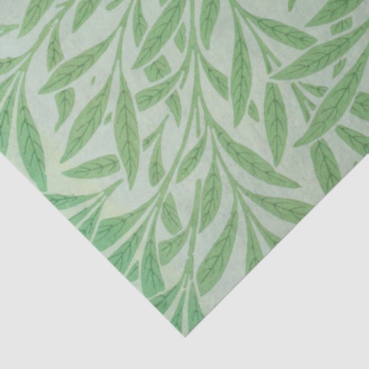 Willow Pattern, William Morris Seidenpapier (Ausschnitt)
