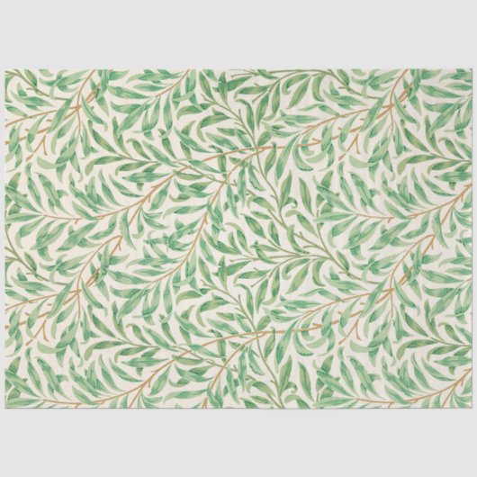 Willow Pattern, William Morris Tissue Seidenpapier (Vorderseite)