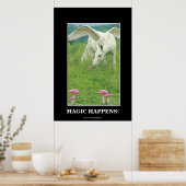 "WILLOW" Pegasus Fantasy Inspiration Art Poster (Küche)