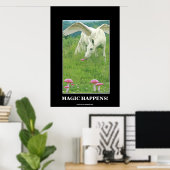 "WILLOW" Pegasus Fantasy Inspiration Art Poster (Heimbüro)