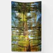 Willow Pond Water Reflection Banner (Vertikal)
