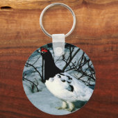 Willow Ptarmigan Schlüsselanhänger (Vorderseite)