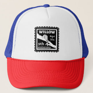 Willow traditionelles Geschenk 10. Hochzeitstag. Truckerkappe