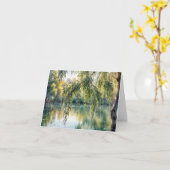 Willow Tree am See Karte (Gelbe Blume)