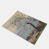 Willow Tree by the Lake (Schweizer Landschaft) Fußmatte (Schrägansicht)