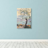 Willow Tree by the Lake (Schweizer Landschaft) Leinwanddruck (Insitu (Holzboden))