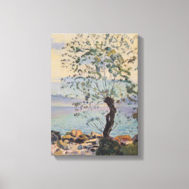 Willow Tree by the Lake (Schweizer Landschaft) Leinwanddruck