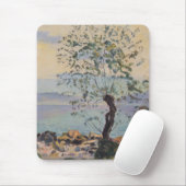 Willow Tree by the Lake (Schweizer Landschaft) Mousepad (Mit Mouse)