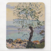 Willow Tree by the Lake (Schweizer Landschaft) Mousepad (Vorne)