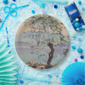 Willow Tree by the Lake (Schweizer Landschaft) Pappteller (Party)