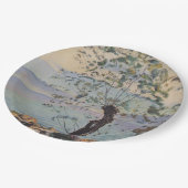 Willow Tree by the Lake (Schweizer Landschaft) Pappteller (Schrägansicht)