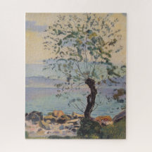 Willow Tree by the Lake (Schweizer Landschaft)