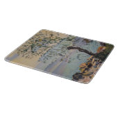 Willow Tree by the Lake (Schweizer Landschaft) Schneidebrett (Ecke)
