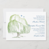 Willow Tree Einladung zur Hochzeit (Vorderseite)