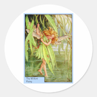 Willow Tree Fairy Runder Aufkleber