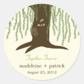 Willow Tree Favor Sticker (Vorderseite)