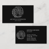 Willow Tree Fotografer Logo Tree of Life Visitenkarte (Vorne/Hinten)