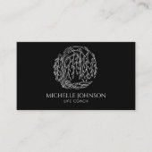 Willow Tree Fotografer Logo Tree of Life Visitenkarte (Vorderseite)