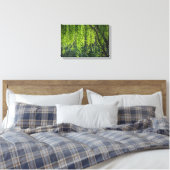 Willow Tree Green Nature Leinwanddruck (Insitu (Schlafzimmer))