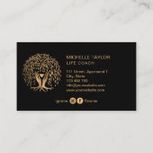 Willow Tree of Life Coach, Therapeut, Psychologe Visitenkarte (Rückseite)