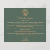 Willow Tree of Life Coach, Therapy, Psychologe (Rückseite)