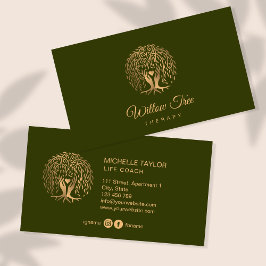Willow Tree of Life Coach, Therapy, Psychologe Visitenkarte
