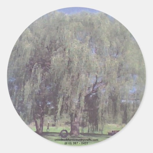 WIllow Tree Stickers abwischen (Vorderseite)
